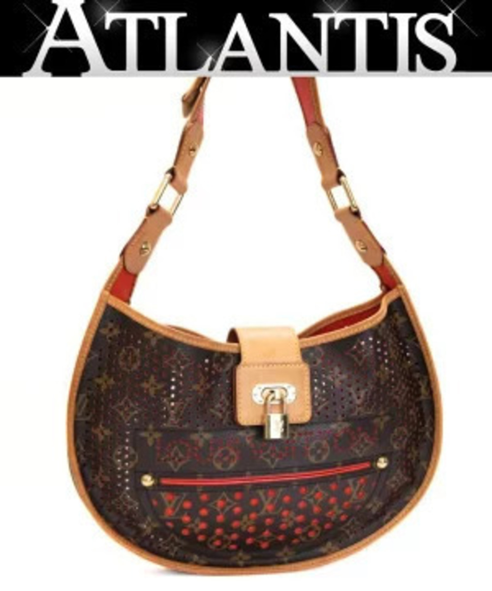 Louis Vuitton Demi Lune Shoulder Bag Monogram Perfo